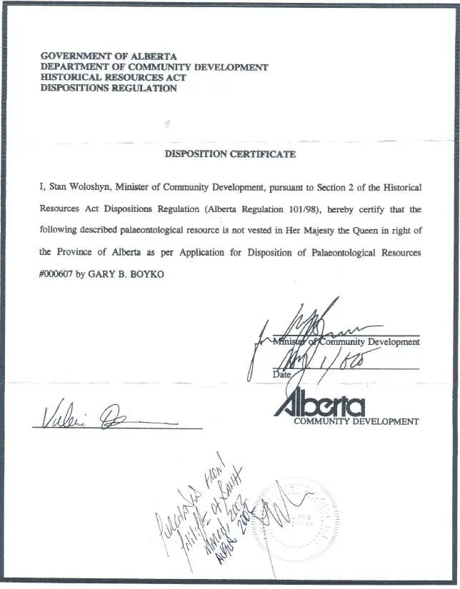 Ammolite_Placinteras Meeki_Bearspaw Formation_01g